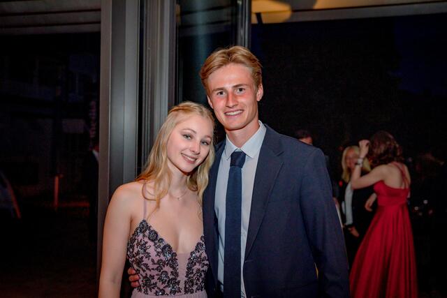 Maturantin Anika mit Lukas waren begeistert.
