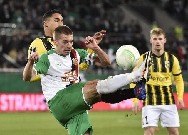 Srdjan Grahovac wie man in kennt. Für Rapid bestritt er 195 Pflichtspiele und erzielte acht Treffer. | Foto: HANS PUNZ / APA / picturedesk.com 