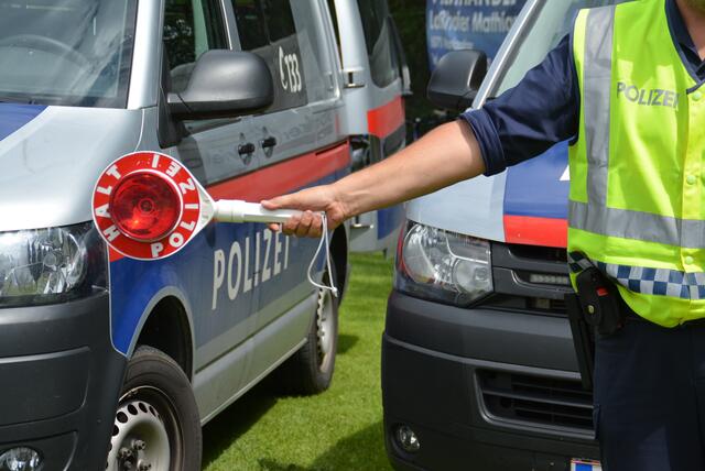 Polizeikontrolle (Symbolfoto).