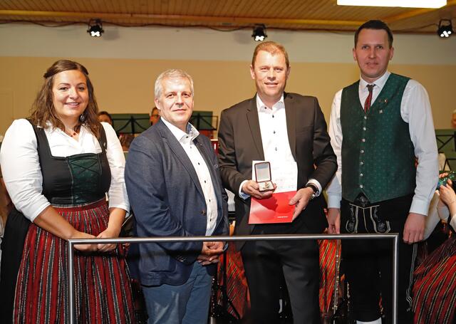 Daniela Rauber, Roland Fellner, Fritz Hosner, Stefan Unterberger | Foto: MV Geiersberg/privat