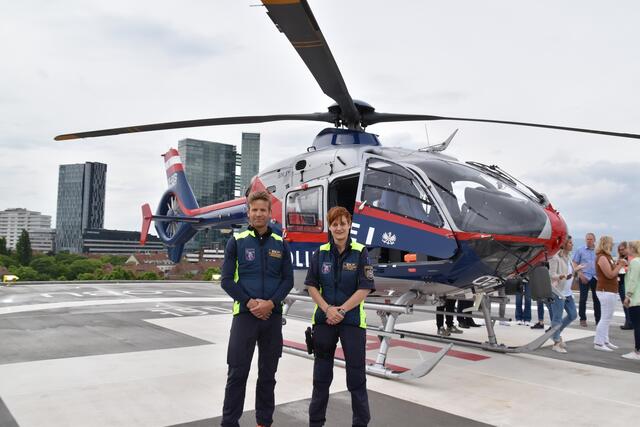 Pilotin Regine Groll und Flight-Operator Bernd Wagner. | Foto: Karl Pufler