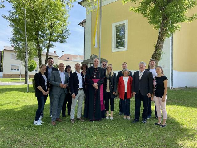 Bischof Ägidius Zsifkovics besuchte St. Martin i. d. Wart. | Foto: Stadtgemeinde Oberwart