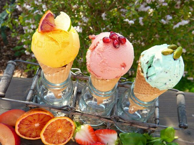 Endlich ist die Eis-Saison eröffnet. Neben klassischen Sorten gibt es auch immer mehr ausgefallenere Varianten. | Foto: Pixabay