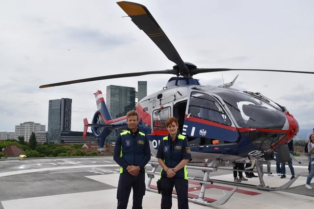 Pilotin Regine Groll und Flight-Operator Bernd Wagner. | Foto: Karl Pufler
