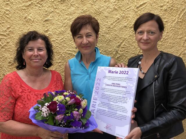  Birgit Gerstorfer, Christa Hochgatterer und Sabine Schatz. | Foto: SPÖ Bezirk Perg