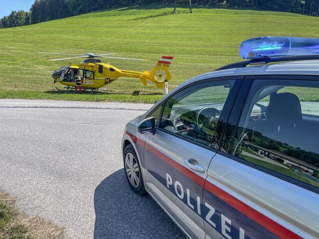 Die Moped-Lenkerin und ihre Beifahrerin verletzten sich bei dem Unfall und mussten medizinisch versorgt werden. | Foto: Doku NÖ