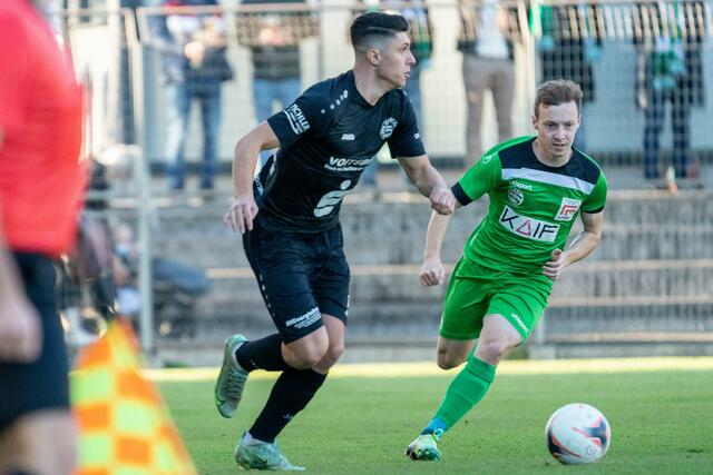 Die ganze Steiermark blickt auf das Titelrennen zwischen Voitsberg und Leoben. Zwei Punkte (und ein Spiel) trennen die beiden momentan. | Foto: Klaus Pressberger
