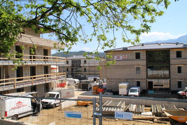Ein Blick auf das Wohnbauprojekt im Flurweg. | Foto: RegionalMedien