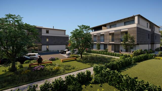 Eine Voransicht des Wohnbauprojekts im Flurweg. | Foto: Foto: Regger Immobilien 