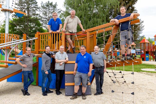 Der neu geschaffene Spielplatz am Stubenbergsee wird ab der neuen Saison für viel Spaß bei den Kindern sorgen. | Foto: Harry Schiffer Photodesign