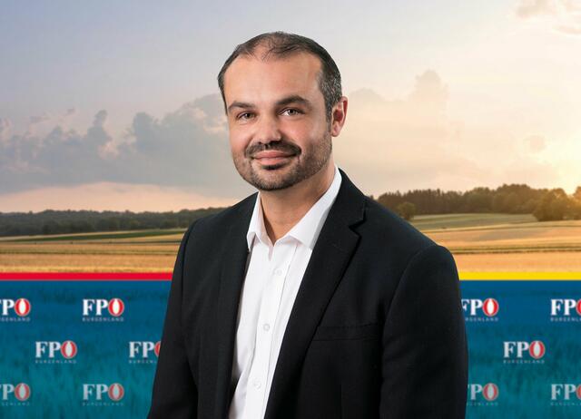 Markus Wiesler fordert Elektroautos für alle Gemeinden im Land. | Foto: FPÖ Burgenland