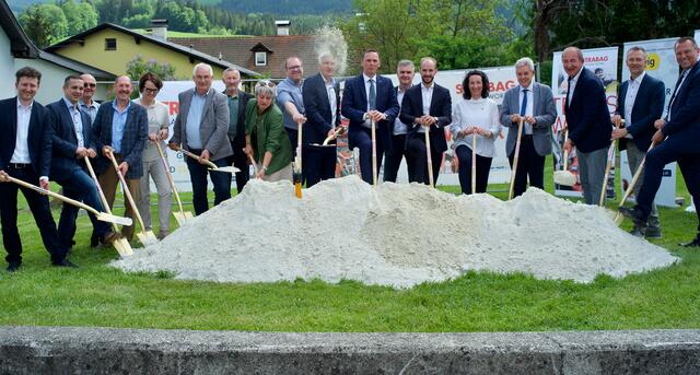 Spatenstich-Feier am 20. Mai für den 14,7 Millionen teuren Glasfaser-Ausbau in Kirchberg, Otterthal, Raach, Trattenbach, Grimmenstein, Edlitz, Thomasberg, Scheiblingkirchen-Thernberg und Warth.