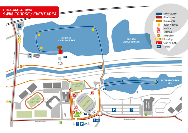 Die Schwimmstrecke | Foto: Bestzeit