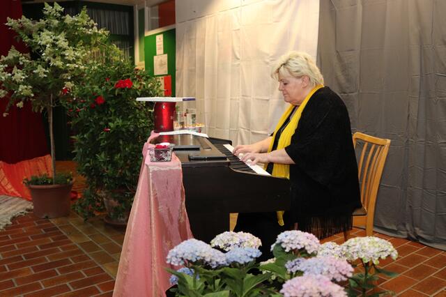 Organisatorin Gerlinde Hörmann bei einer der Veranstaltungen von "Kultur im Markt Mooskirchen" | Foto: Cescutti