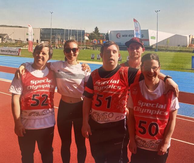 Julia Triebaumer und die vier Teilnehmer Hannes Scheiber, Sebastian Krumpeck, Manuel Töltl und Graffelner Jennifer. | Foto: Julia Triebaumer