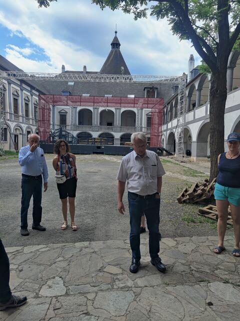 Innenhof Schloss Kobersdorf | Foto: Natascha Thurner