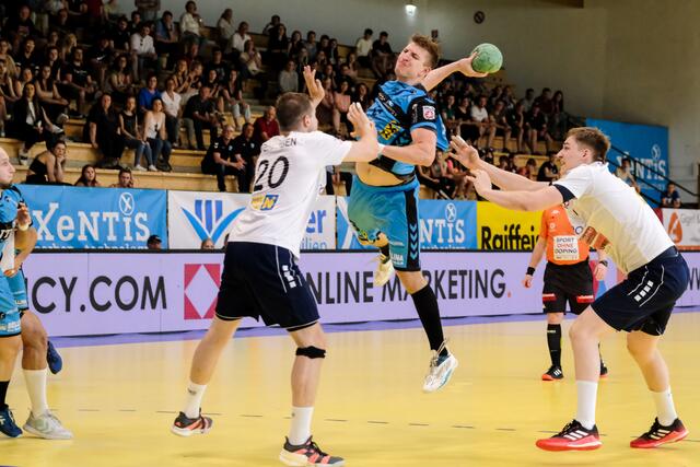 Sebastian Hutecek und seine Kollegen konnten das Match gegen Vöslau nicht gewinnen. | Foto: Thomas Leibetseder, iQ-Foto