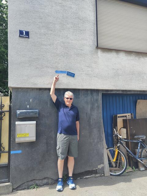 Markierung des Hochwassers aus dem Jahr 1895 in Kobersdorf | Foto: Natascha Thurner