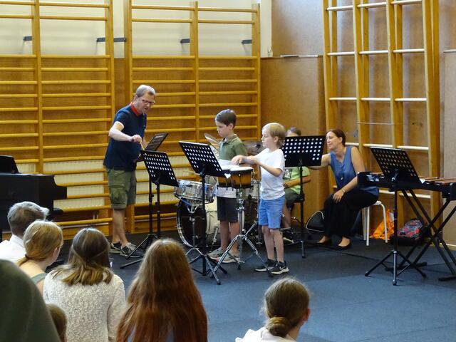 Das Percussionensemble | Foto: Simon Glösl