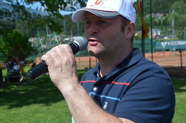 Moderator Werner Hopfgartner war den ganzen Tag aktiv