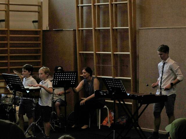 Das Percussionensemble | Foto: Simon Glösl