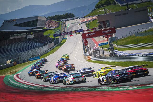 Die GT3-Boliden sorgten für Spannung am Ring. | Foto: RB/Platzer