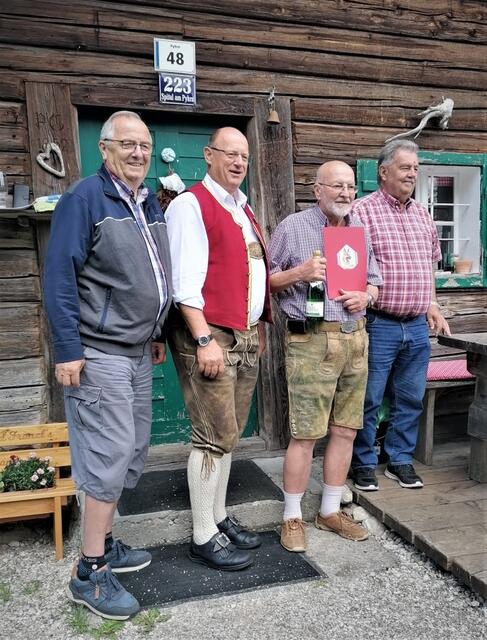 G. Müllegger, Ä. Exenberger, F. Unger, F. Kampenhuber (v.li.). | Foto: Kampenhuber/Privat