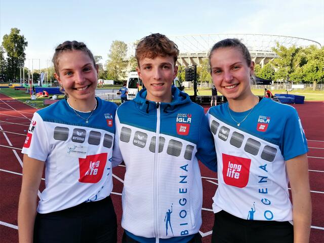 Ida Danner, Julian Mesi und Agnes Danner bestätigten beim Austrian Top Meeting in Wien ihre starke Form. | Foto: Igla