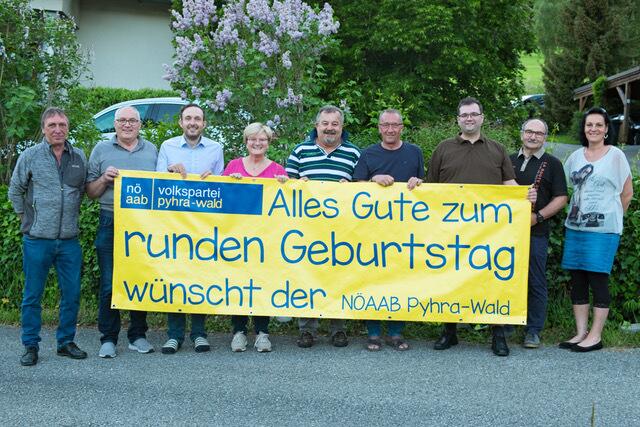 Zeller, Hagenauer, Filz, Zeh, Grüner, Ambichl, Zeh, Schilcher und Waxenegger feierten gemeinsam den Geburtstag. | Foto: privat