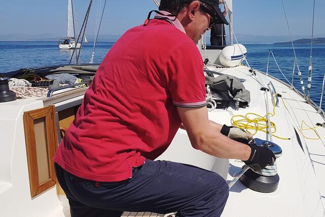 Heute heißt es die Segel fein zu trimmen.