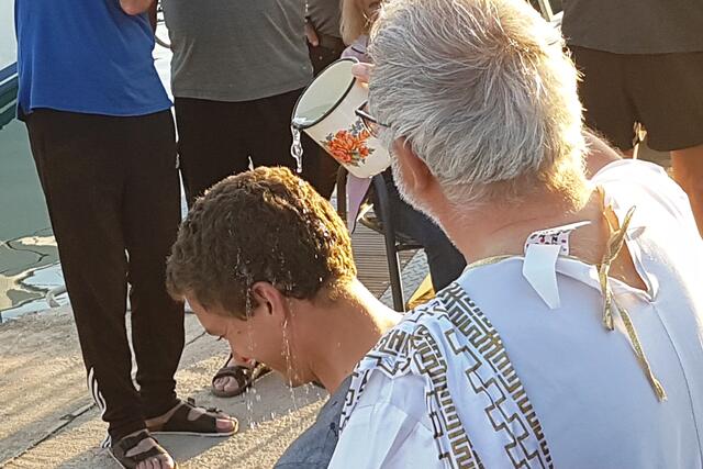 "Ich taufe dich mit dem Wasser des Meeres!"