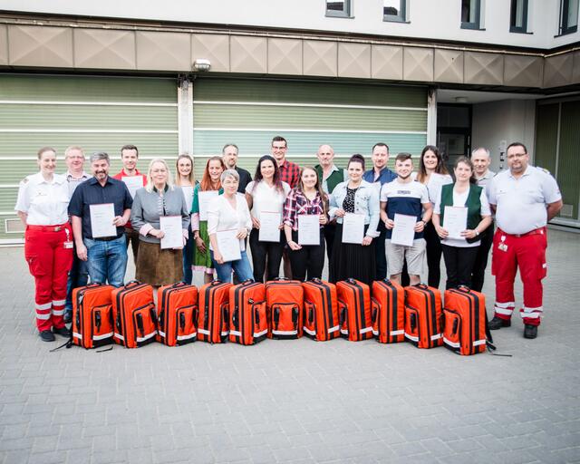Die neuen First Responder haben nach ihrer Ausbildung ausreichend Know-How um Menschen in ihrer Umgebung zu helfen. | Foto: M. Hausegger