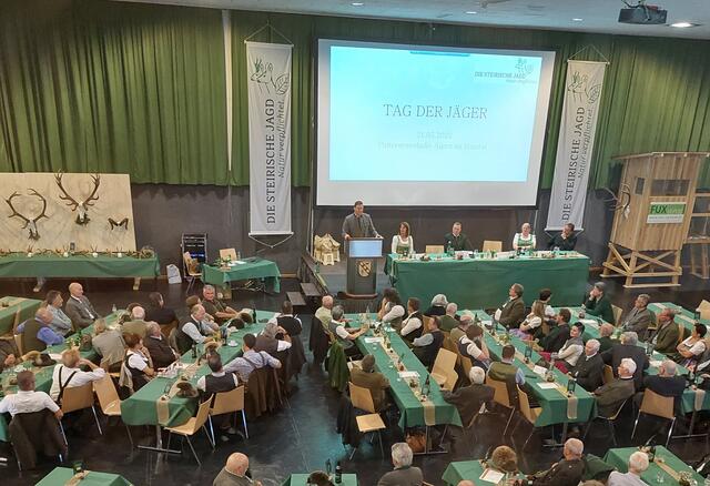 Tag der Jäger: Austragungsort war die Puttererseehalle in Aigen im Ennstal. | Foto: KK