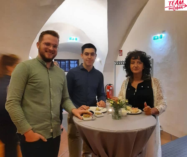 v.l. Daniel Scheu, Jan Bendl, Heidi Tiefenbacher