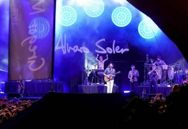 Auftritt von Alvaro Soler. | Foto: Peter Sommer