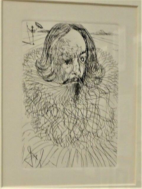 Dali zeichnete Cervantes 1966