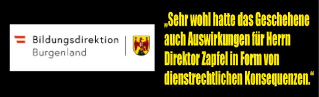 Die Bildungsdirektion bestätigte, dass es aktenkundige Vorwürfe gegeben hat. | Foto: Bildungsdirektion / Collage Heigl