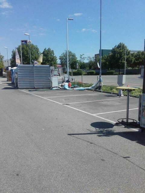 Leere, wo ansonsten der LaBux-Foodtruck steht ... | Foto: LaBux