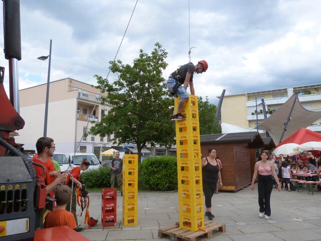 Die Tapfersten bewiesen ihr Können beim Klettern