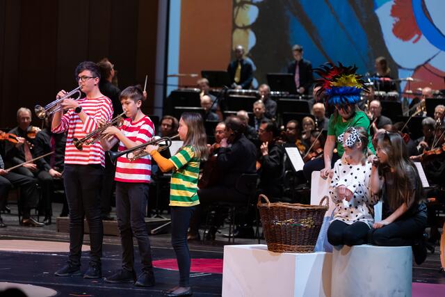 "The Trumpestic Three" hatten wichtige Nebenrollen bei diesen Aufführungen | Foto: Oper Graz/Oliver Wolf