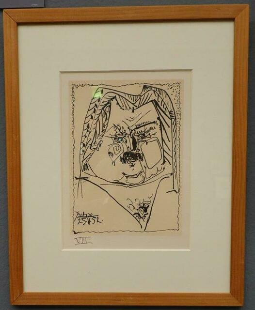 Picasso zeichnete Balzac