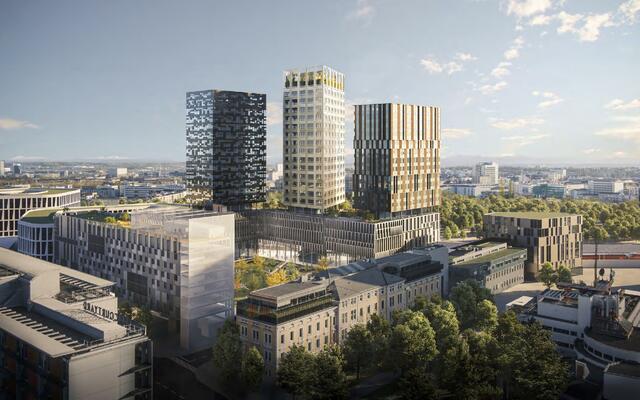 Der Eigentümer hat sich verändert, das Rendering des "Trinity Park" nicht. | Foto: VERMEHRT GmbH