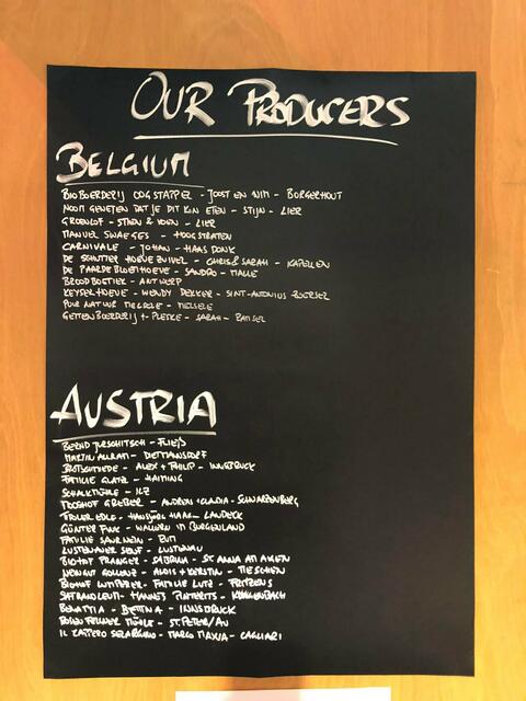 Wie auch im Innsbrucker Restaurant präsentiert die Wilderin auch bei ihrem Auswärtsspiel in Antwerpen ihre Produzenten.  | Foto: Die Wilderin