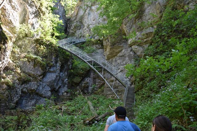 Der Steig zur Östcher-Tropfsteinhöhle erstrahlt nun in völlig neuem Glanz. | Foto: Roland Mayr