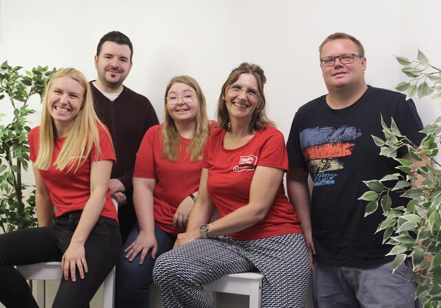 Am Grödig-Tag vor Ort: Das Team der RegionalMedien Salzburg. | Foto: Johanna Janisch