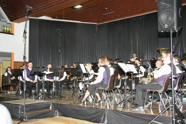 Back on stage: der Musikverein Heimatklang St. Marein. | Foto: KK