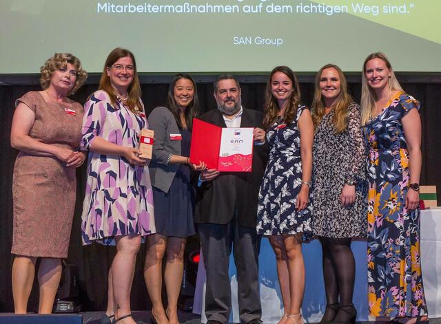 Das Herzogenburger Unternehmen wurde geehrt. | Foto: Great Place to Work