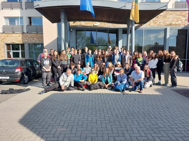Leoben trifft Irland: Die Leobener Schüler besuchten die Partnerschule CTI Clonmel. | Foto: Europagymnasium Leoben