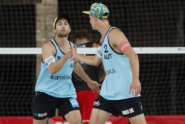 Die beiden Sportler aus Wien | Foto: BeachProTour Ostrava