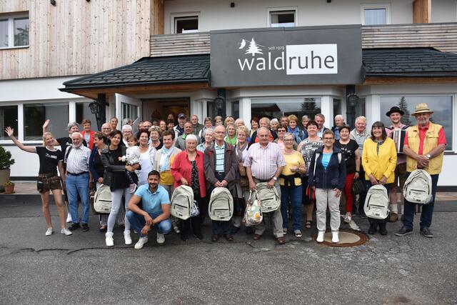 Die Kammerner Reisegruppe quartierte im Hotel Waldruhe von Familie Strasser in Kartitsch in Tirol. | Foto: Marktgemeinde Kammern